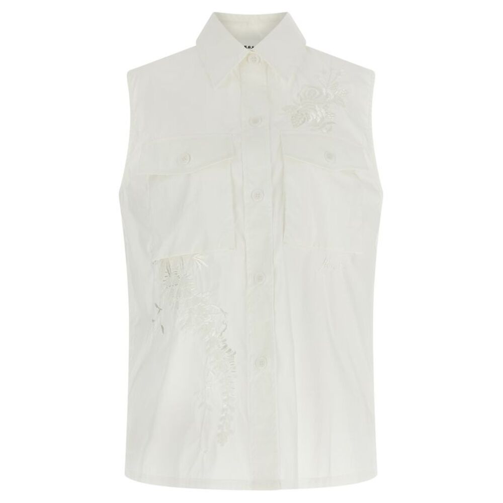 P.A.R.O.S.H. White Polyamide Women's Blouse